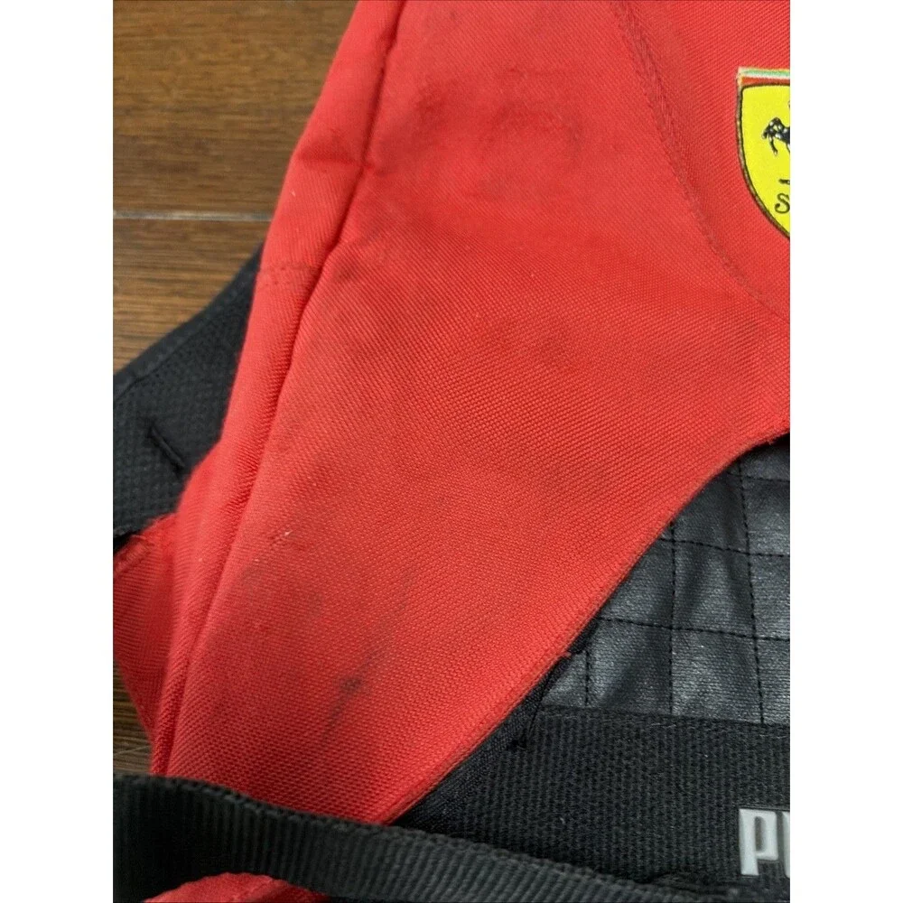 Ferrari x PUMA Scuderia Formula 1 Red Backpack Laptop Bag Racing Bag